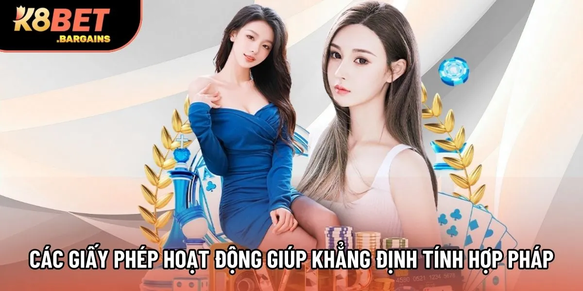 Các giấy phép hoạt động giúp khẳng định tính hợp pháp